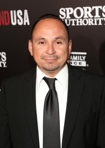 Johnny Samaniego at a Hollywood premiere of McFarland USA on Feb. 9. Photo from Getty Images.
