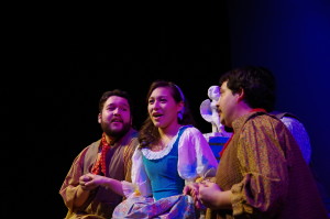David Madrid (left) , Karina Ramirez (center) , and Joaquin Calderon (right) By Ben Patton/ The Runner 