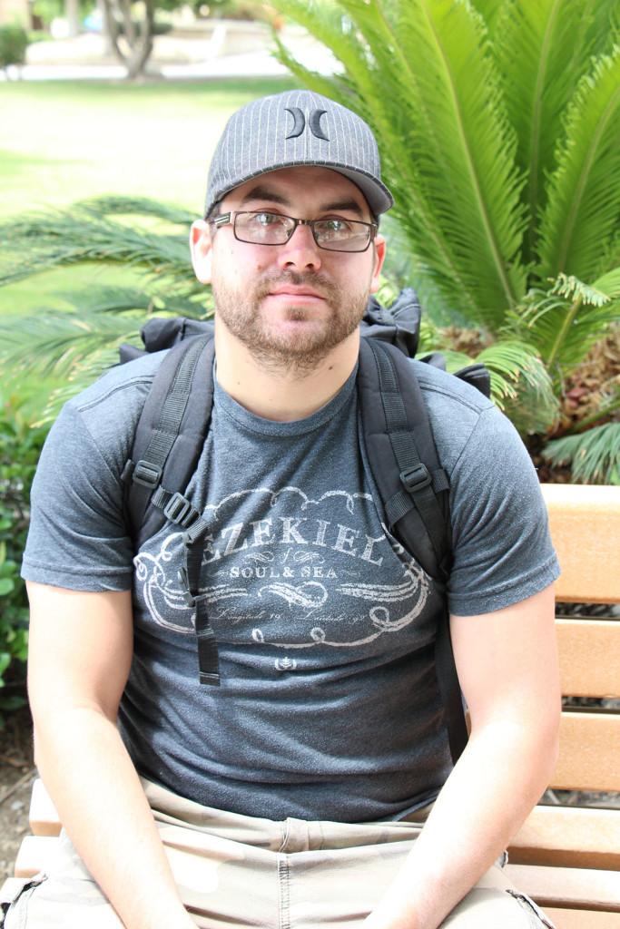 David Chisholm, 30, criminal justice Right now I’m in the midst of a hiring process for the CHP. If that doesn’t work out I will be working for some type of law enforcement agency.