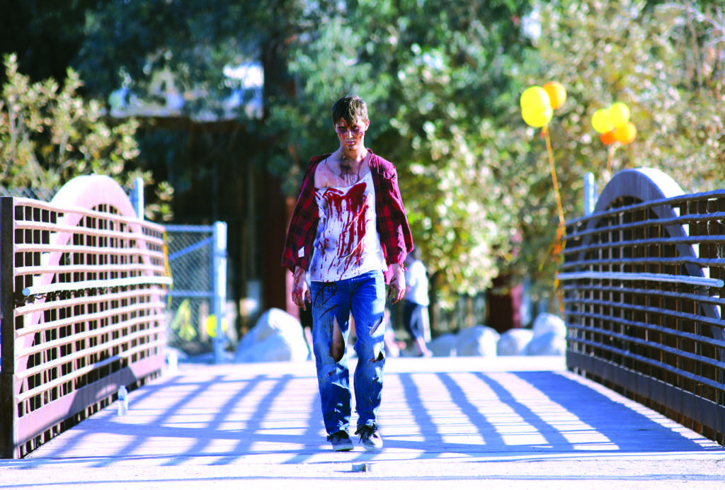 Final zombie guarding the bridge leading to the exit.
AJ Alvarado/The Runner