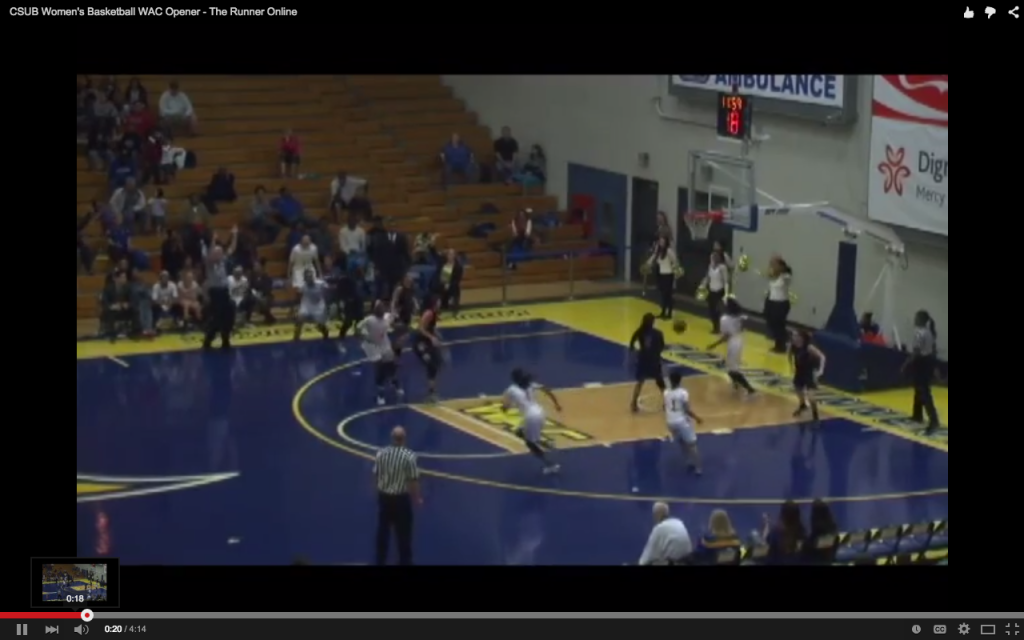 CSUB Women's Basketball win WAC opener