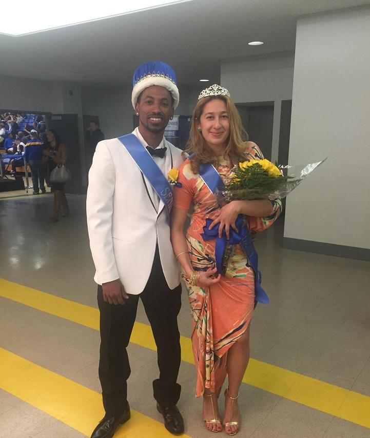 Homecoming King and Queen Hakim Rasheed and Denisse Silva after Homecoming Game

Photo by Silent McCarthy/Contributer