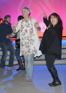 Woman sharing her enthusiasm and liking for the music. Photo taken at CSUB on May 8th, 2015. Ileana Angulo/ The Runner