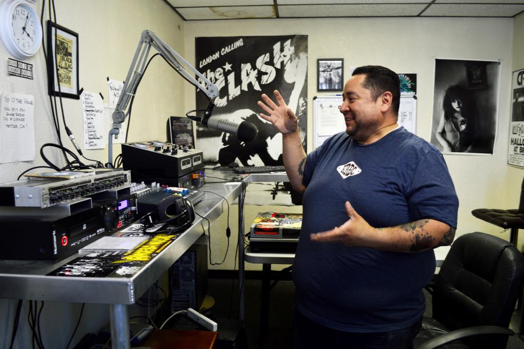 General Manager and Co-Founder of Savage Radio Jake Chavez shared his vision about the radio station KSVG 89.7 on Oct. 7 in the studio in downtown Bakersfield.