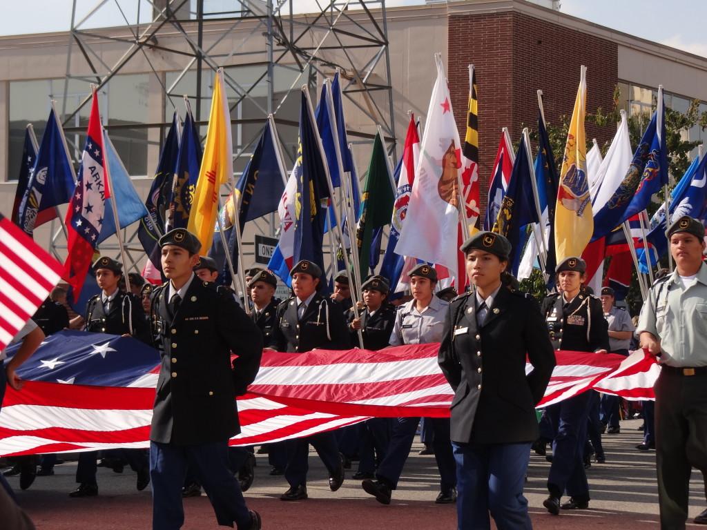 Parade honors service members