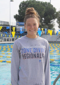 CSUB diver Carlee Burks proves to be a a role model in the water and in academics. Photo by Karina Diaz/The Runner