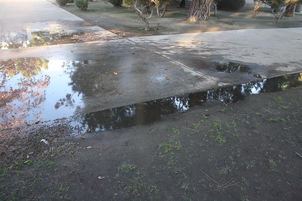 Weather creates wet conditions at CSUB