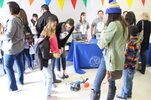 The CSUB Kern Rural Teachers Residency provided a Circuits table where they allowed the audience to interact with their circuit-related inventions at the Maker Faire on Saturday, January 30th. By Alejandra Flores/ The Runner