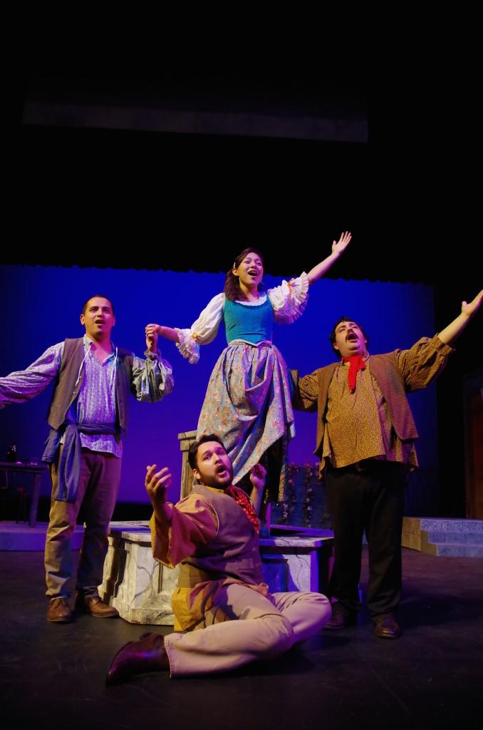 Some of the cast part of the two one-act opera 
By Ben Patton/ The Runner 