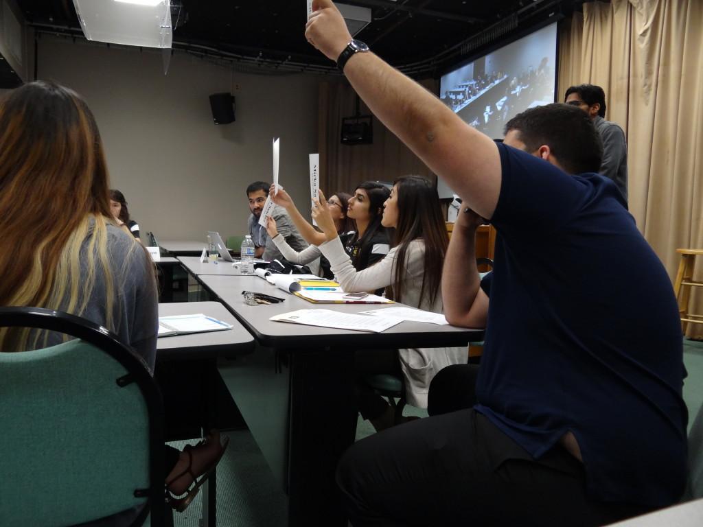 ASI voted on the proposal of a $51 annual parking fee increase at the meeting on Friday.
Photo by Chris Mateo/The Runner