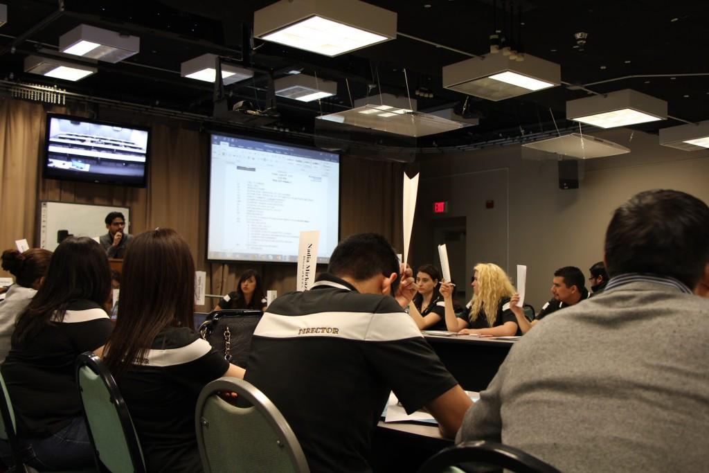 ASI's board votes on the request to fund $16,250 to Spring Runner Nights on April 8.
Photo by Chris Mateo/The Runner
