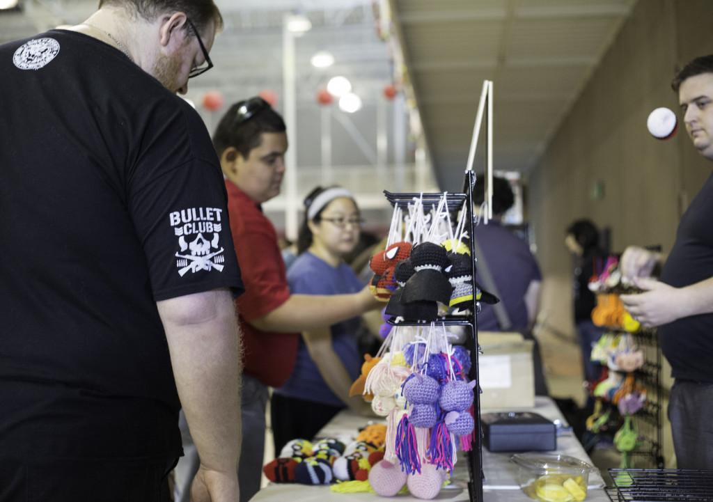 Ben Patton/The Runner The walls of the Summer Matsuri were lined with vendor booths in the Student Recreation Center on May 20.