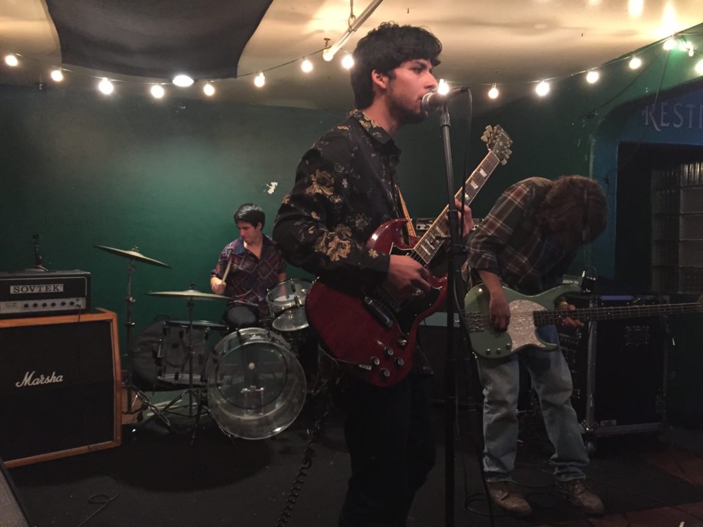 Picture of Magic Mammoth performing at Sandrini's Italian & Basque Restaurant & Bar. Picture taken by Cristian Macias on July 16, 2016.