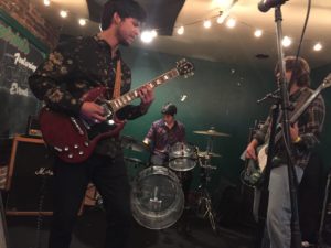 Picture of Magic Mammoth performing at Sandrini's Italian & Basque Restaurant & Bar. Picture taken by Cristian Macias on July 16, 2016.