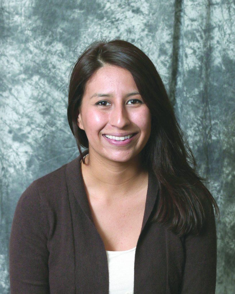 Jennifer Sanchez acts as the new sustainability coordinator in the president’s office. 
AJ Alvarado/The Runner