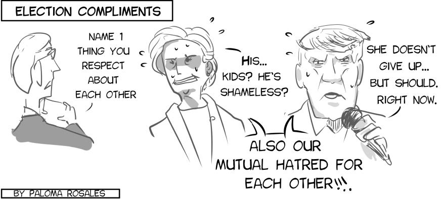 "Election Compliments" By Paloma Rosales