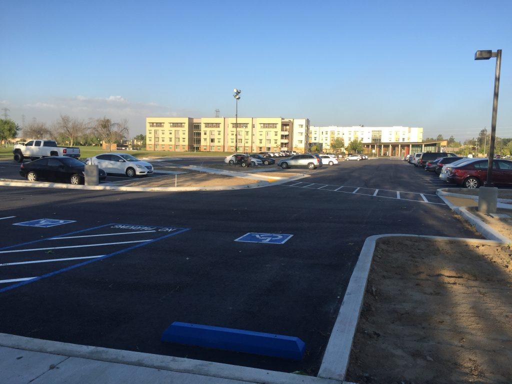 Parking lot K3 opened to the campus and public Monday, March 24. The parking space is near Student Housing East.
Photo by Peter Castillo/The Runner 