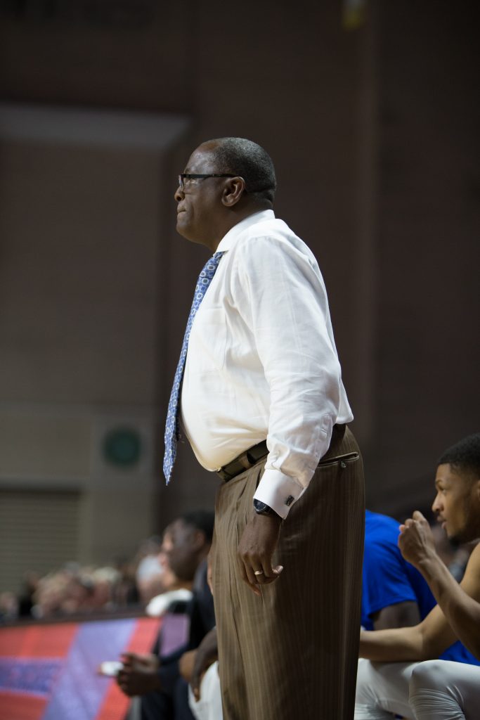 CSUB coach Rod Barnes leads the Roadrunners to their second consecutive Western Athletic Conference tournament final as they defeated Utah Valley University in four overtimes, 81-80.