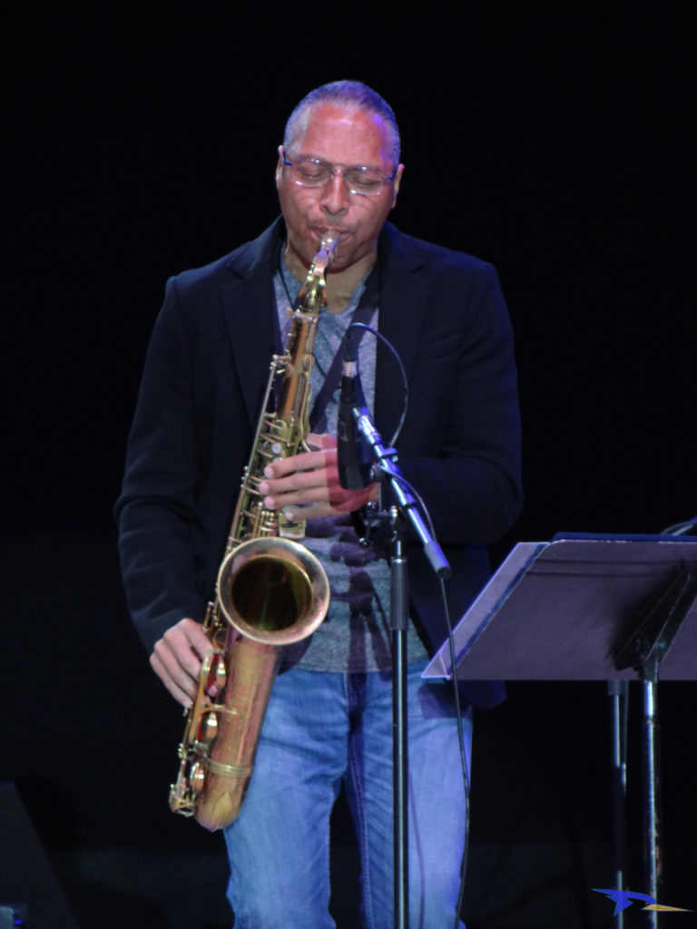 Ralph Moore plays saxophone at the Bakersfield Jazz Festival in 2016. Photo by Chris Mateo/ The Runner 