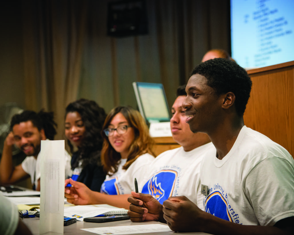 The ASI board discusses DACA and developing commencement plans during their weekly meeting on Friday, Oct. 6. 
Photo by Simer Khurana/ The Runner 