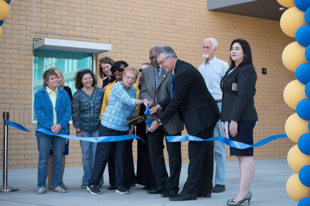 Faculty is overjoyed to unveil the new Humanities Office Building.