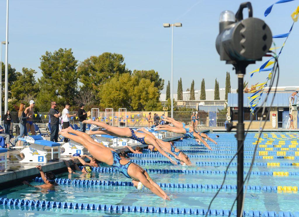 Roadrunner swimmers top UC Santa Cruz at home
