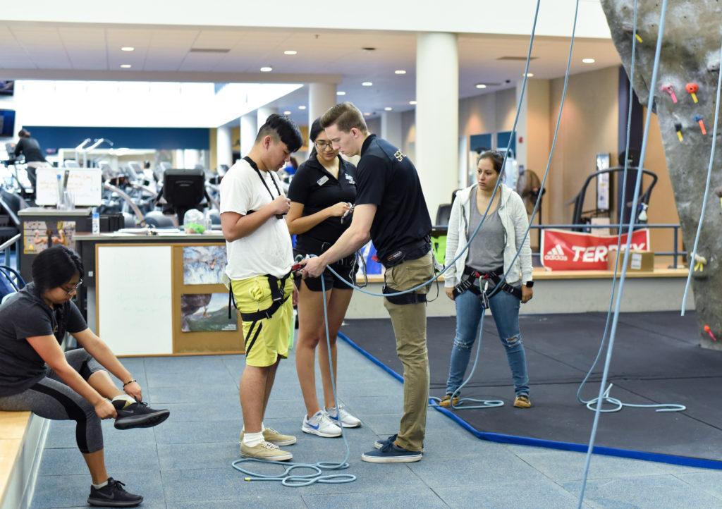 Belay Clinic anchors students