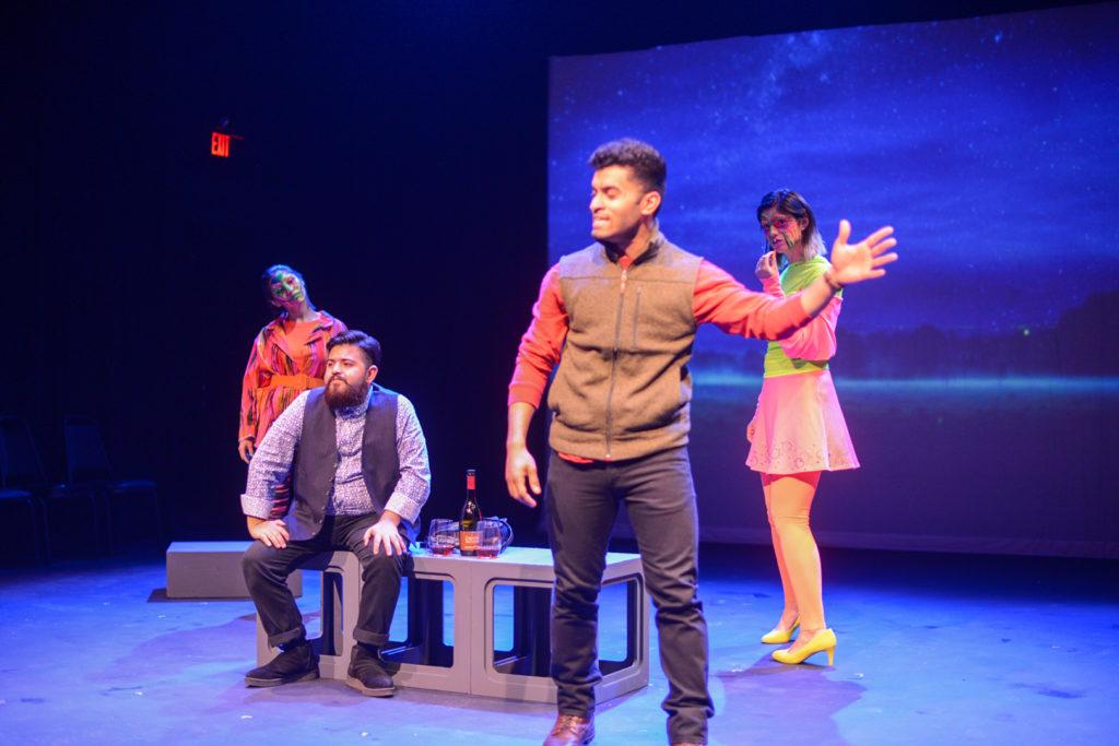 Photo by Ana Canales / The Runner
Students perform in Theatre of New Voices on April 10, 2018.