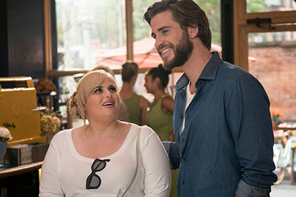 (L-R) REBEL WILSON as Natalie and LIAM HEMSWORTH as Blake