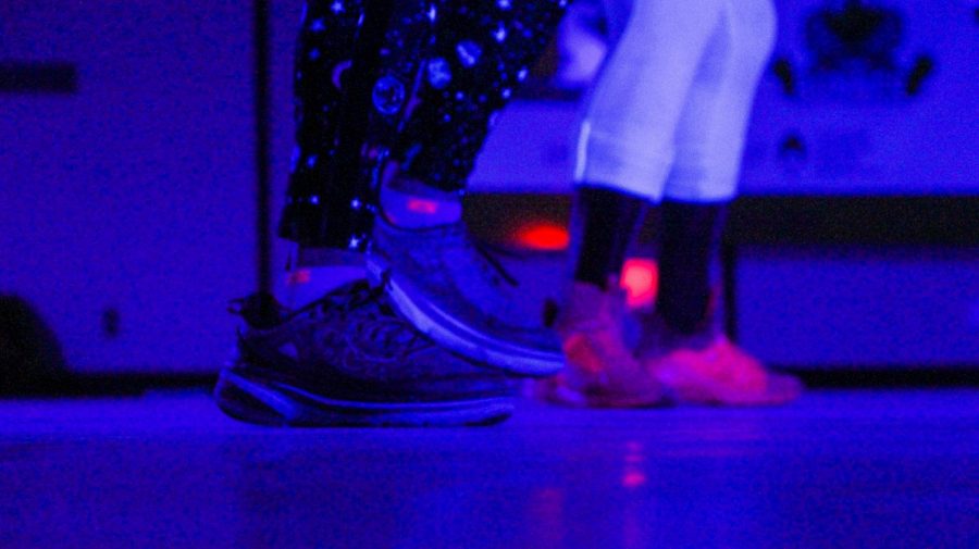 Feet are gliding and stomping along to the music on Mar 9 in the Student Union Multi-Purpose Room.