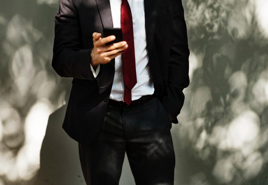 Stock photo of a suit.