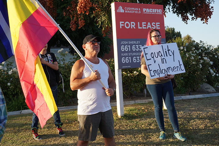 On Tuesday, Oct. 8, 2019, the March For Equality took place at the corner of Gosford and Stockdale Hwy.  