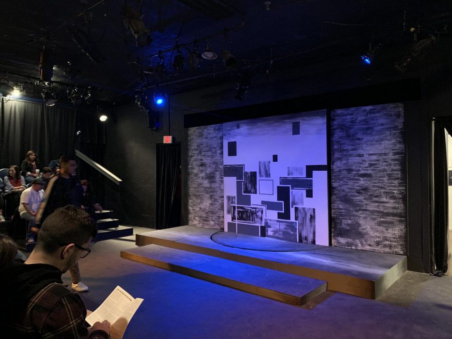 The set for "The Outsiders" at The Empty Space in Bakersfield, Calif on Jan.31.