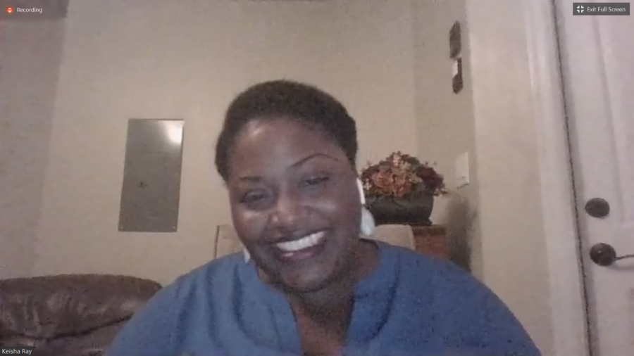 Assistant professor Dr. Keisha Ray, PhD, from the McGovern Medical School speaks about hospital ethics on Sept. 10.
