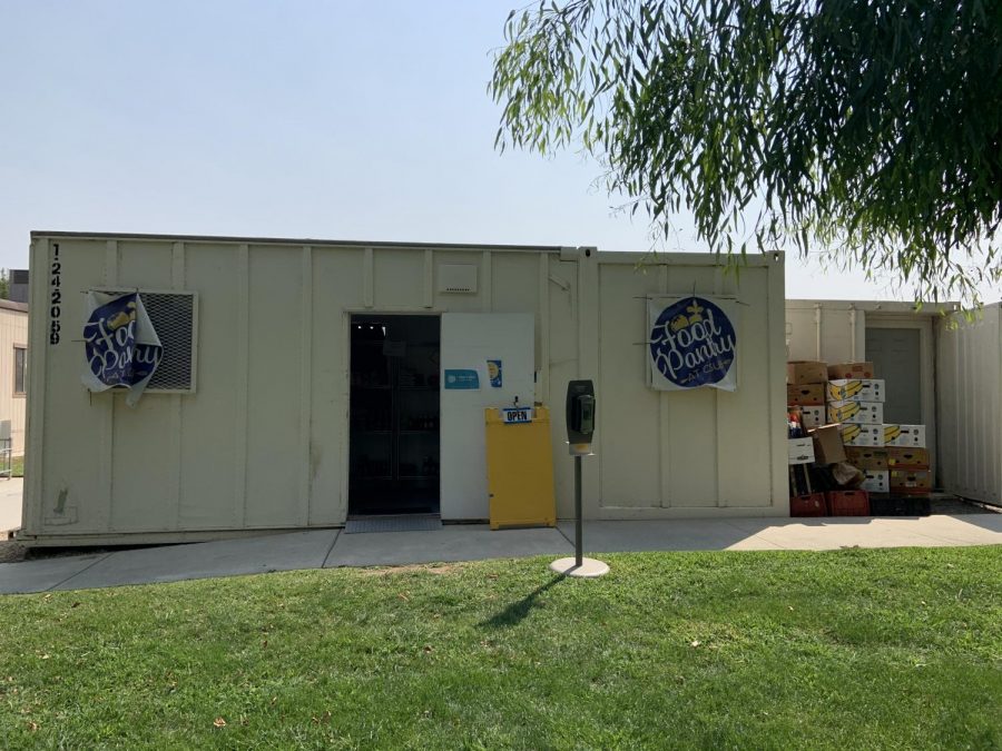Figure 1: Food pantry from the outside. The Food Pantry is located next to the student union. 