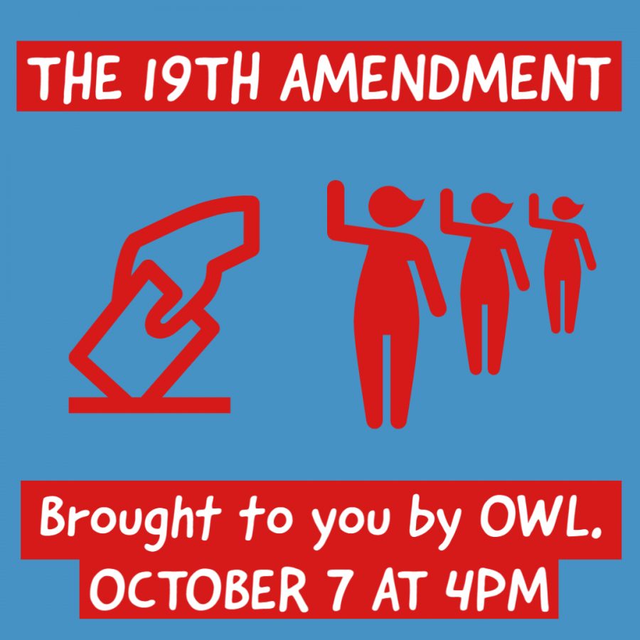 OWL to hold webinar as 100-year anniversary of 19th amendment approaches