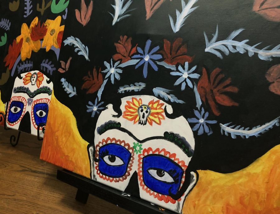 Runners come together virtually for Dia de los Muertos Paint Night