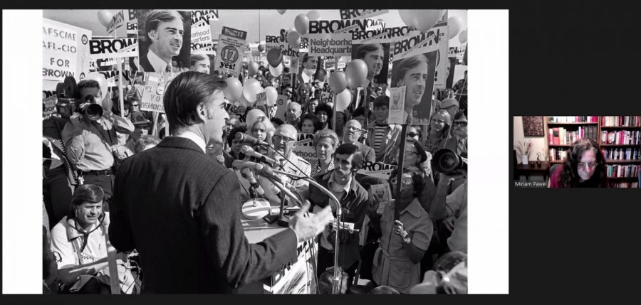 Pawel discusses the Jerry Brown's political campaigns, as well as his time in office.