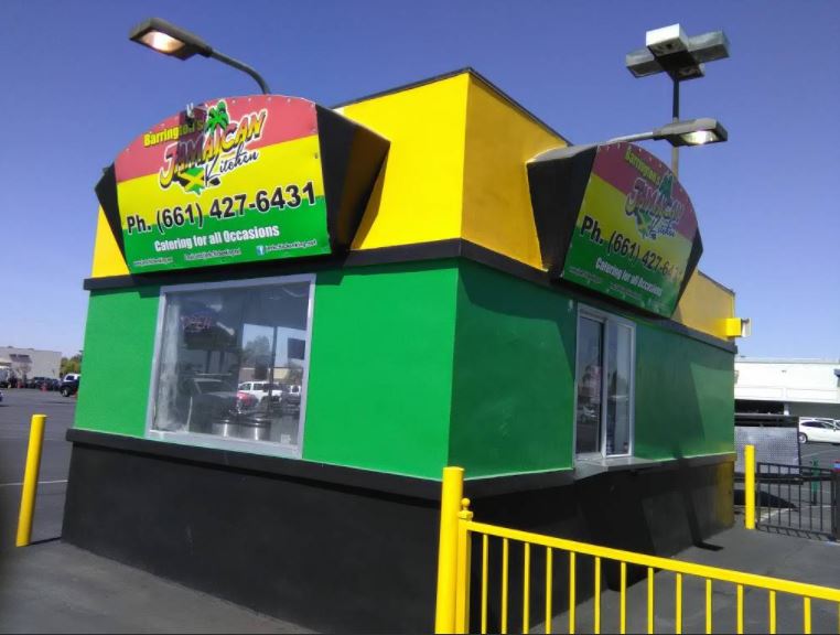 Front view of Barrington's Jamaican Kitchen at 4120 Ming Ave. Bakersfield, CA. Photo provided by Barrington's Jamaican Kitchen.