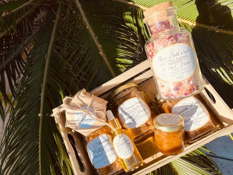 Products from My Sister's Scrub. Photo provided by My Sister's Scrub.