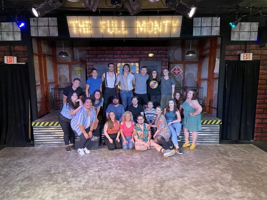 Courtesy of The Empty Space: The cast of The Full Monty from left to right, (Top Row) Jeremiah Heitman, Nick Ono, TevinJoslen, Trenton Benet, Eric Lempinen, Matilyn Powell, Katelyn Evans, (Middle Row) Victoria Olmos, Salvador Vidaurri, Nate Pugh, Alex Mitts, Ciaran Lollar, Emily Thompson, Julia Rios, (Bottom Row) Eric Miranda, Tessa Ogles, Julie Gaines, Jordan Fulmer, Missy Lonsinger, Ariel Clark