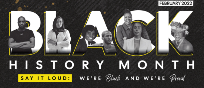 Black history month banner.