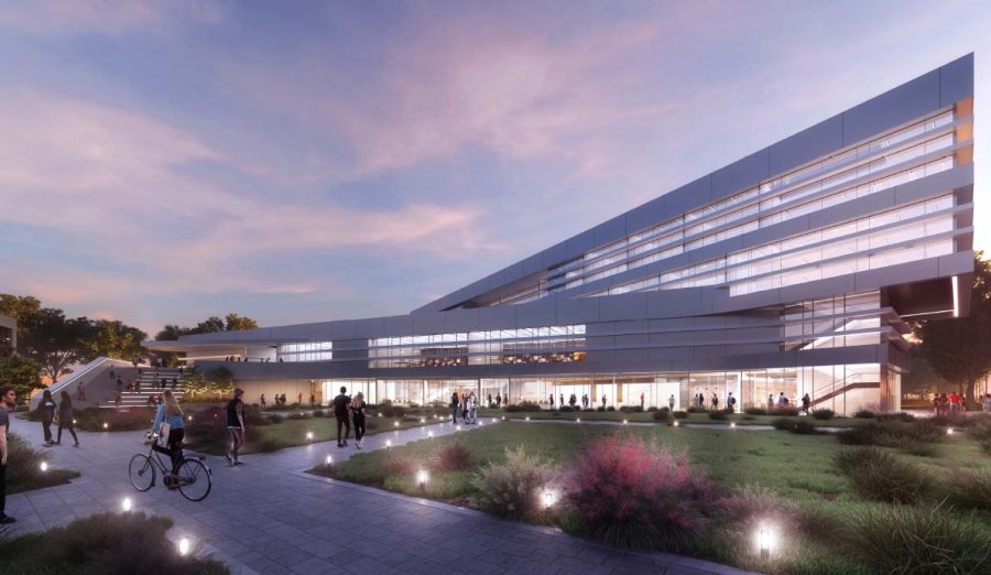 Renderings of new Energy Innovation Center scheduled to be constructed at CSUB south of Science III building - images provided by Jennifer Self