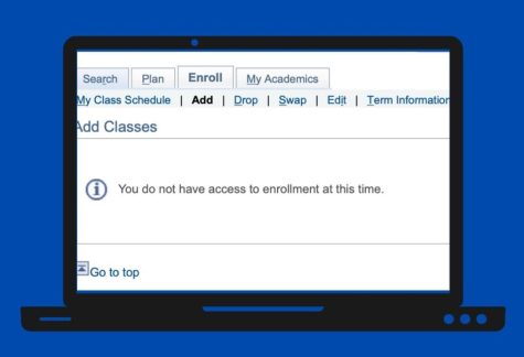 computer showing no access to registration