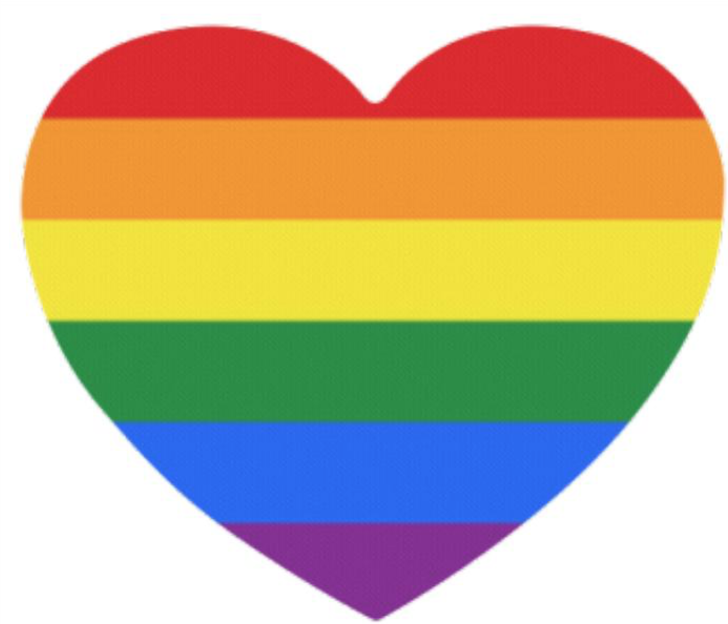 Rainbow heart