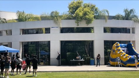 photo of CSUB Student Union building and patio as the artist for this year's Runner NIghts is revealed