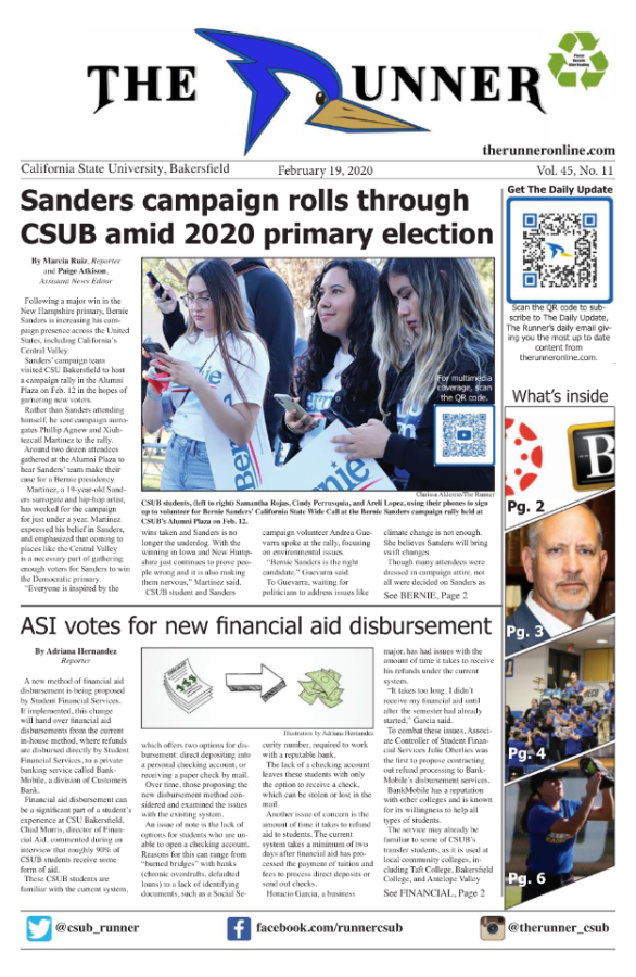 Feb. 19, 2020 Issue of The Runner