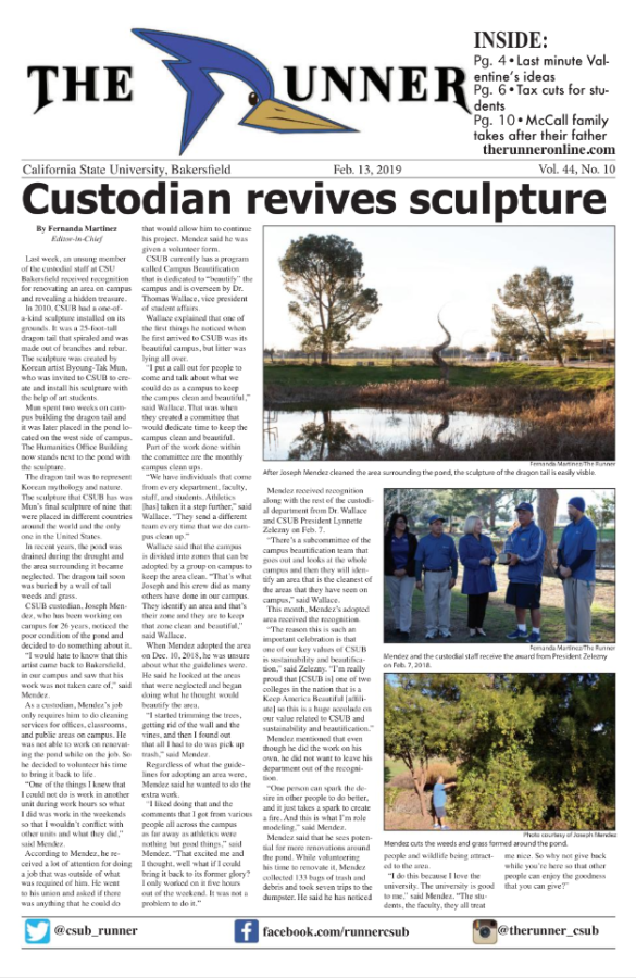 Feb. 13, 2019 Issue of The Runner