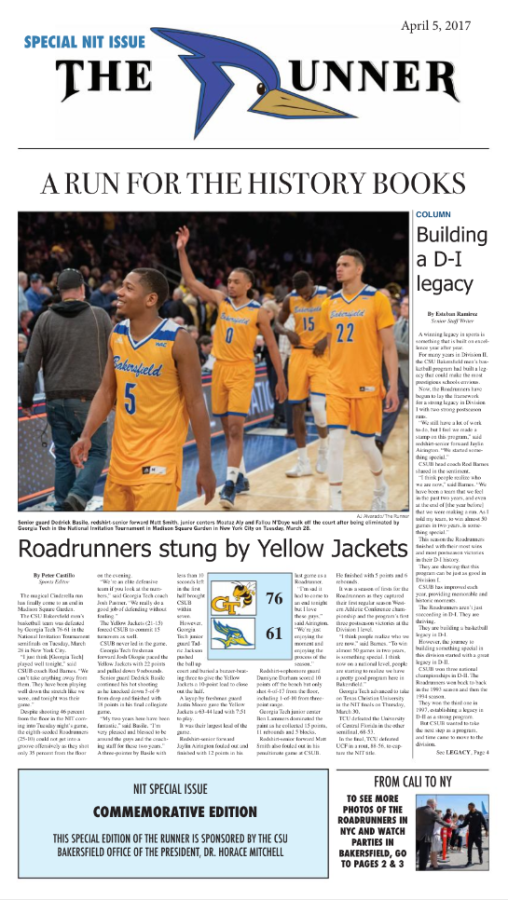 April 5, 2017 Issue of The Runner