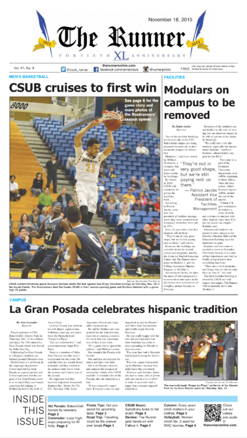 Nov. 18, 2015 Issue of The Runner